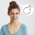 Hotop 15 Pieces Elastic Hook Hair Tie Styling Ponytail Holder Hooks for Curly Long Hair (Black, Brown, Blonde)