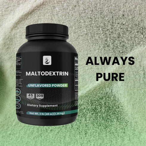 PURE ORIGINAL INGREDIENTS Maltodextrin, 3 lb, No Fillers, Unflavored