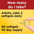 Nature Made Fish Oil 1000 mg Softgels | 90 Softgels | Omega 3 Supplement for Healthy Heart Support | 45 Day Supply