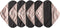 MUMBABY 5 Pieces Charcoal Bamboo Mama Cloth/Menstrual Pads/Reusable Sanitary Pads (Light Pink, Pantyliner
