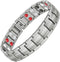 Feraco Magnetic Bracelets for Men, Titanium Steel with Double Rows of Effective 4 Elements Stones