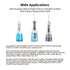 USB Charging Cable for Water Flosser, Portable Cordless Oral Irrigator Replacement Charger for Nicwell, Fairywill,