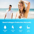Collagen Boosting Gummies for Natural Collagen Production, Vegan Pectin Supplements Chews for Hair, Skin, Nails, Joint