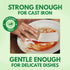 Natural Kitchen Sponges, Pack of 6, Cellulose & Coconut Dish Sponge, Odor Free, Eco-Friendly for Washing