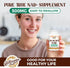 Liposomal NAD+ 500 MG Supplement, True NAD Plus for Cellular Energy, Superior Absorption, Healthy Aging, 120 Serving