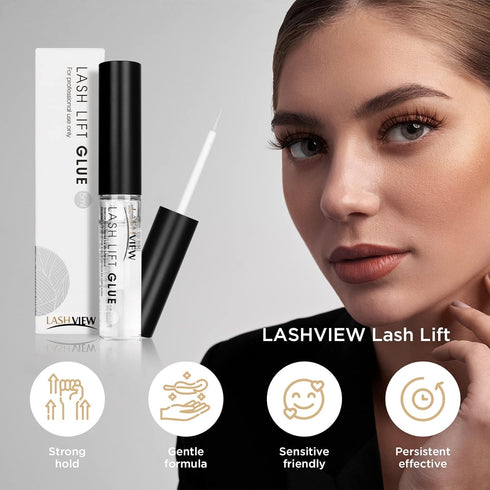 LASHVIEW Lash Lift Adhesive, Eyelash Perm Glue, Odorless & Irritation-Free, 5ML