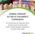 Natures Plus Animal Parade Vitamin D3 Children’s Chewables - Black Cherry Flavor - 90 Tablets, Pack of 2 - Gluten Free