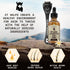 Striking Viking Beard Growth Kit, Beard Growth Oil with Roller for Thickening and Conditioning, Vanilla 2 Fl Oz