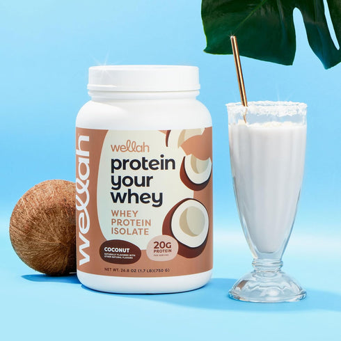 Protein Your Whey, 30 Servings, Coconut Flavored, Whey Protein Isolate