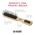 Kent PF21 Narrow Cushion Paddle Brush, Taming Fine Pins, Detangling Long, Thick and Curly Hair, Made in England