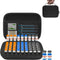 WIKSRY 3ML Peptide Case 63-Slot Peptide Organizer with Mesh Pocket, Fits 3ml Bottles,