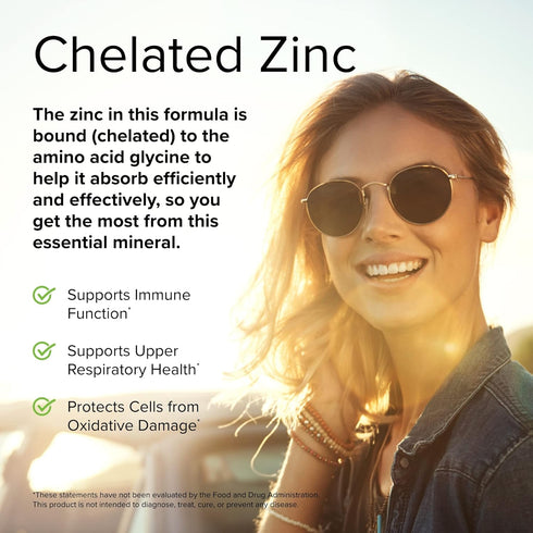 Terry Naturally Zinc Plus Selenium, 60 Capsules for Immune Support, Respiratory Function, Cellular Protection