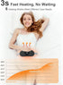 xinjue 6 6 3s Portable Cordless Heating Pad for Period Cramps, Voice Reminder Menstrual Heating Pad with Heat Levels