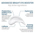 Visha Skincare Advanced Bright Eye Booster 4 in 1 Cream, Under Eye Cream for Dark Circles, 0.5oz