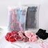 IVARYSS 20 Pieces White Scrunchies for Tie Dye, DIY Cotton Bow Scrunchies, Hair Accessories for Girls and Women