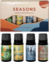 Folkulture Essential Oils for Diffuser for Home, Set of 4 Essential Oils, Diffuser Oils Scented, Essential Oils for