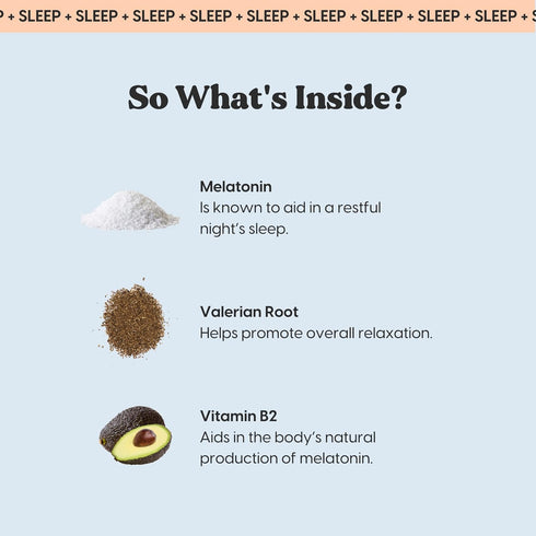 The Patch Brand Sleep Patches, Support Restful Sleep with Melatonin, Valerian Root & B6, Water Resistant