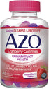 AZO Cranberry Urinary Tract Health Gummies Dietary Supplement, 40 Count, Natural Mixed Berry Flavor