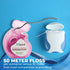 Expandable Floss Treated with Activated Charcoal, Xylitol & Natural Plant Based Wax, Fresh Mint Flavor, 50 Meter (6