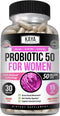 Kaya Naturals Probiotic 50 Billion CFU | 30 Vegetable Capsules for Women, Men, Gut Health & Immune Support