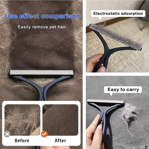 Pet Hair Remover, Dog Cat Hair Remover, Lint Remover, Carpet Rake for Pet Hair Removal from Furniture