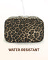 Wandering Nature Makeup Bag, Travel Organizer Cosmetic Brush Case for Women in Eco Vegan Leather