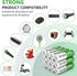 Kruta Rechargeable AA Batteries 12-Pack, 1600mAh 1.2V NiMH High Capacity for Outdoor Solar Lights