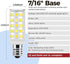 Mirror Replacement Incandescent Bulbs 20W for Conair Makeup Mirror, 10x Double Sided LED Bulbs (2Pack)