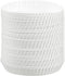 100Pcs Disposable Paper Cup Cover, Recycled Hot Cup Lid for Tea Coffee Mug, Stackable for Cafe Hotel