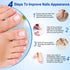 Multi-Purpose Nail Repair Patches, 60 pcs Overnight Treatment for Nail Discoloration & Cracked Nails