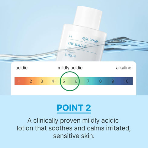 SCINIC The Simple Daily Lotion, Vegan Face Lotion for Sensitive Skin, pH-Balanced Moisture Lotion with Madecassoside.