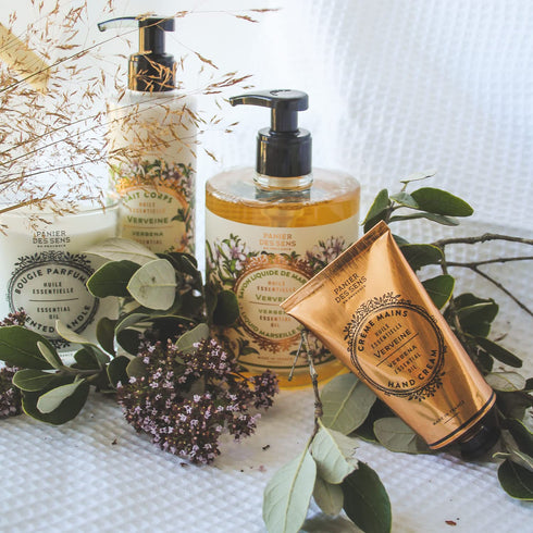 Panier des Sens Verbena Body Lotion for Dry Skin, Hydrating Cream with Shea Butter & Olive Oil