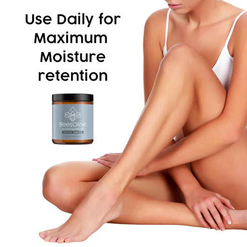 marks,1-8oz BeesOline Multi-Purpose Organic Moisturizer Powder Fresh Scent-PETROLEUM FREE, Soothes dry cracked itchy