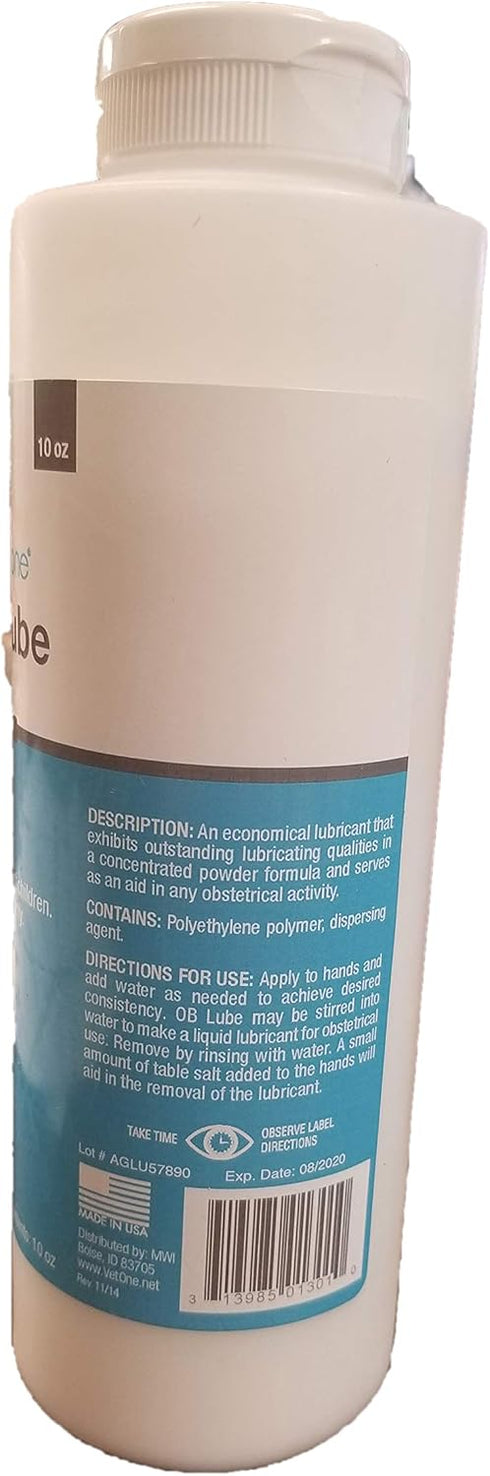 Vet One 10 oz VetOne OB Lube Powder Concentrate Lubricating Livestock Obstetrical