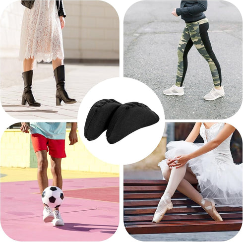 JIYIN 3 Pair Shoe Filler for Too Big Shoes Women, Soft Toe Filler Inserts Adjustable Shoe Filler Big Toe Plug Foot