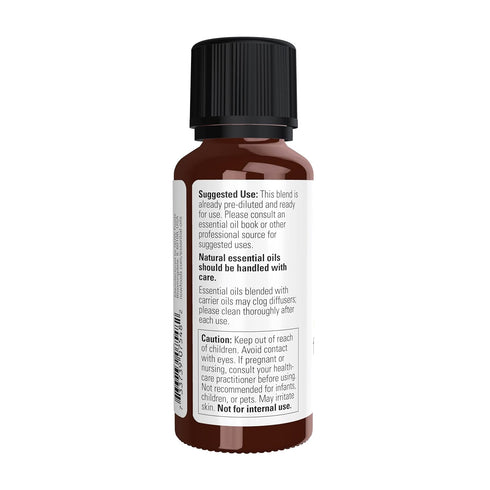 NOW Essential Oils Frankincense Oil Blend, 1-Ounce, Centering Aromatherapy Scent