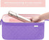 Leudes Hair Tools Travel Bag for Shark Flexstyle Carrying Case Portable Shark Hair Air Wrap Dryer Case Waterproof Dustproof Flat Curling Iron Travel Organizer (Purple)
