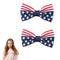 Independence Day Hair Clips, 2Pcs American Flag Hair Bow Clips for Baby Girls, 4th of July Accessories
