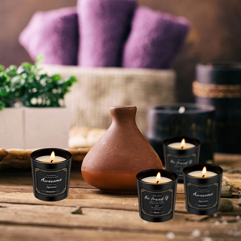 MTLEE 16 Pack Set Scented Candles Gifts Aromatherapy Soy Wax Candles Bulk Scented for Bridesmaid Birthday Valentine