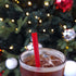 200pcs Heart Shaped Red Straws, Cute Disposable Drinking Straws Individually Wrapped for Valentines Day Party Supplies
