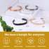 Feraco Copper Magnetic Bracelet for Men and Women, 99.99% Pure Copper Cuff Bangle with Neodymium Magnets