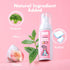 NOHOO Kids Foam Toothpaste, 2PCS Peach Flavor, Fluoride Free Natural Formula for Electric Toothbrush, Toddler Oral
