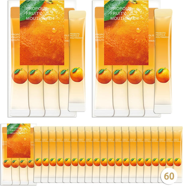 SGZWzhiwei 60PCS Travel Size Mouthwash,Portable Mini Mouthwash,Long-lasting Freshness Travel Mouth Wash for Oral
