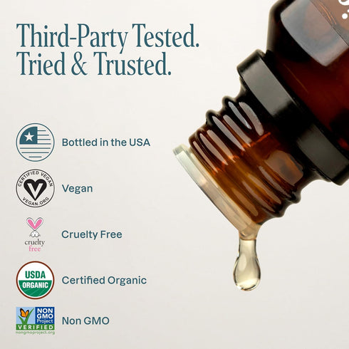 Set 5 15ml) 100% Cliganic Organic Essential Oils (Top x - Pure Natural - Aromatherapy, Candle Making - Peppermint