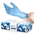 Hand-E Touch Blue Nitrile Disposable Gloves - Large 100 Count, Latex Free Medical Exam Gloves
