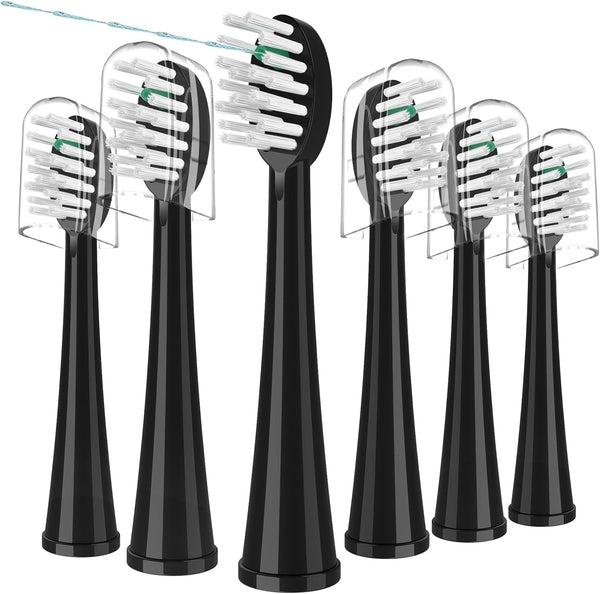 Wevihroke Replacement Brush Heads for WaterPik Sonic-Fusion 2.0 Flossing Toothbrush (SF-03/SF-04) and Sonic-Fusion