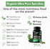 Organic Spirulina Powder Capsules 3000 mg - Pure Non-Irradiated Blue Green Algae, 180 Pills Made in The USA