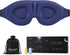 MZOO Sleep Eye Mask for Side Sleepers - 3D Light Blocking Patented Design Night Blindfold, Blue