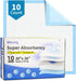 Warmify 10 Count Disposable Bed Pads 30" x 36" for Adults, Kids &