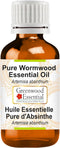 Pure Wormwood Essential Oil (Artemisia Absinthium) Steam Distilled, 15ml (0.50 oz)